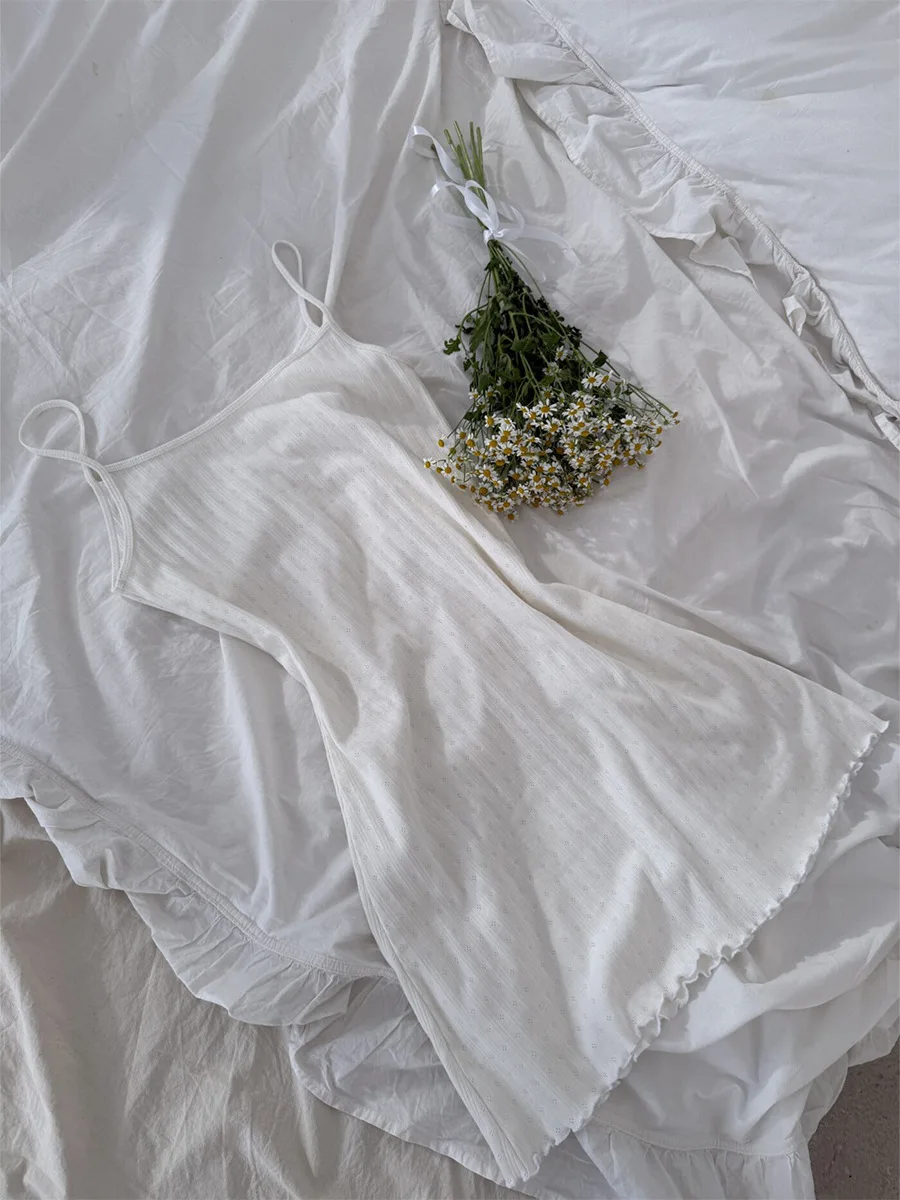 Muzuleva белая жаккардовая ночная - Фотография_6