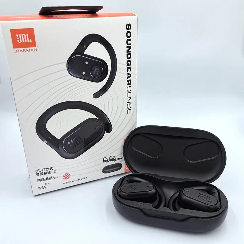Оригинальные беспроводные наушники jbl soundgear sense true с крючком - Фотография_2