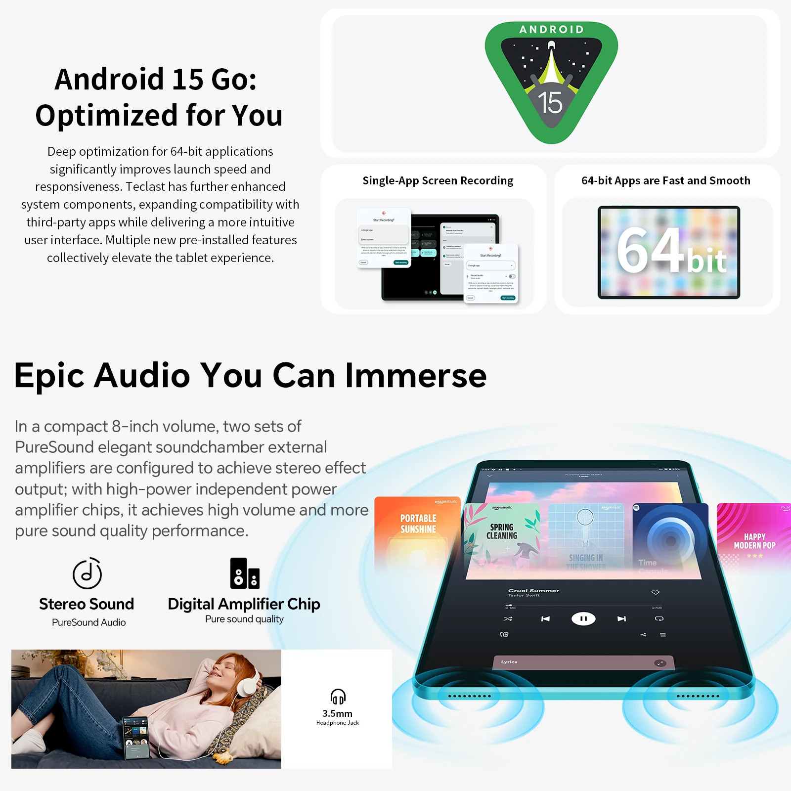 Teclast p85 android 15 планшет - Фотография_6