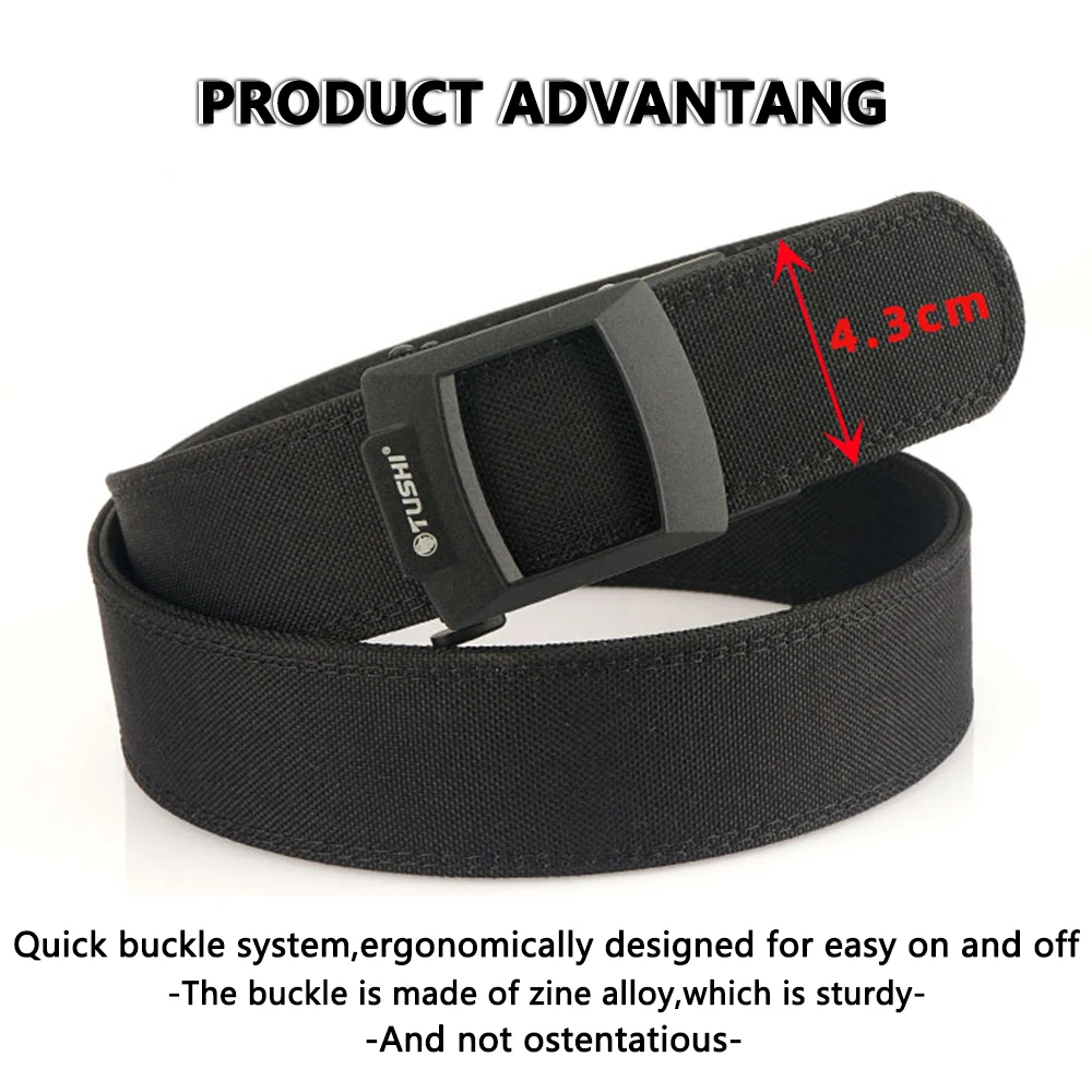 Tushi новый 4,3 см спортивный ремень для пистолета для мужчин - Фотография_4