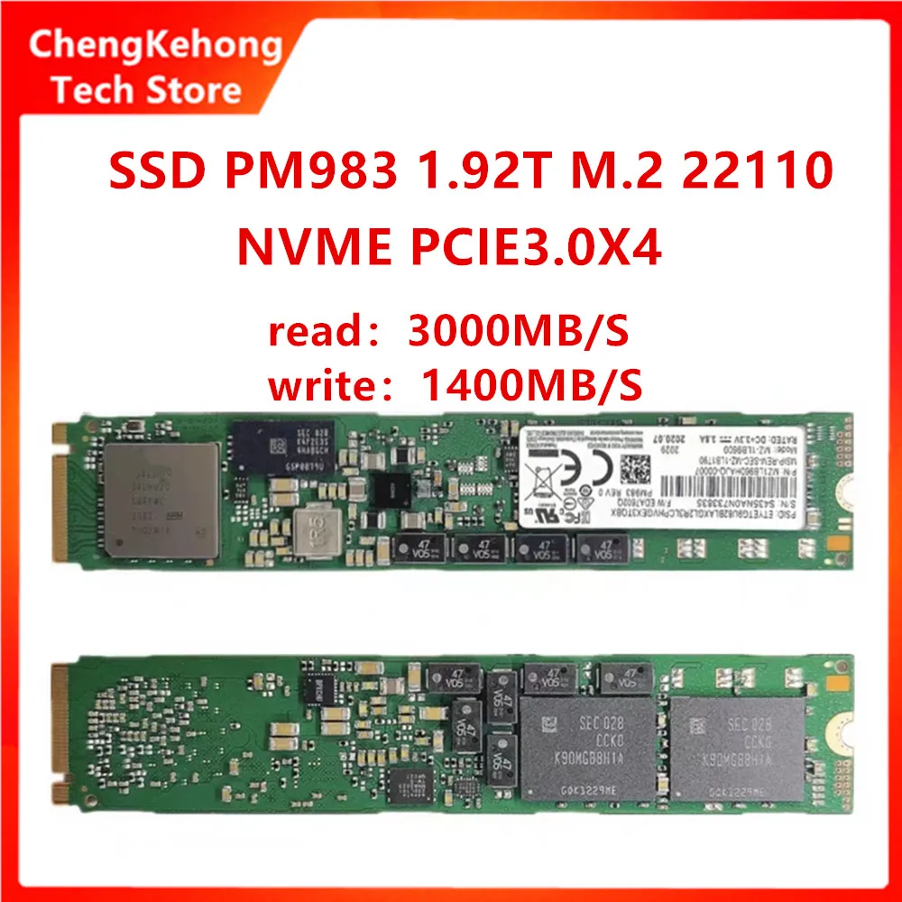 Оригинальный высокоскоростной жесткий диск для samsung pm983 960g 1