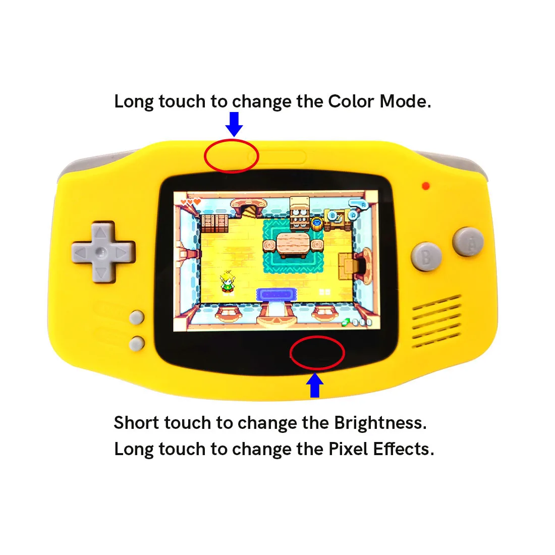 Hispeedido gba ips lcd v5 ламинированный - Фотография_6