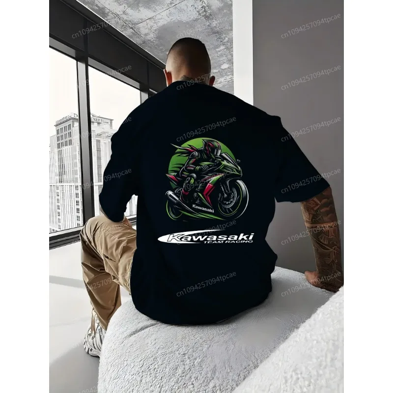 Новая футболка с логотипом kawasaki 2025 года - Фотография_5