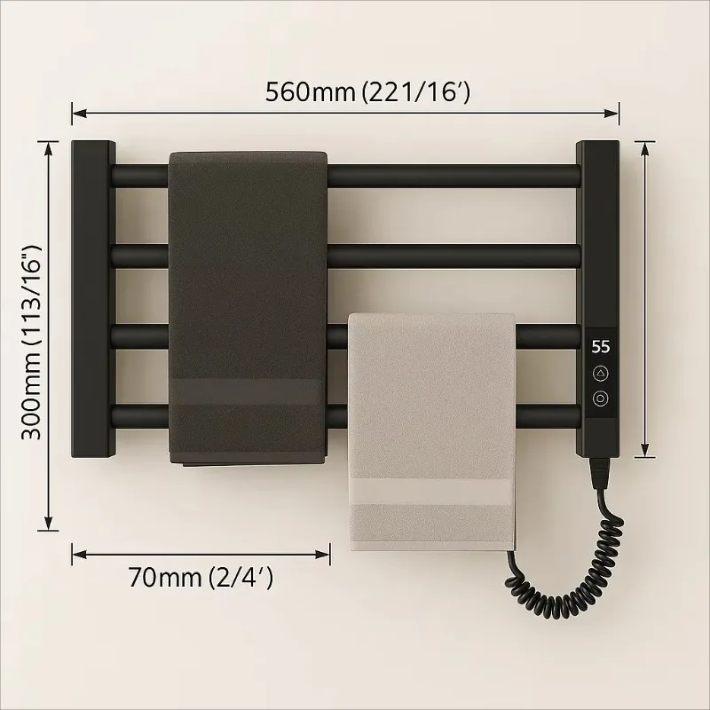 Мини-электрическая грелка для полотенец - Фотография_6