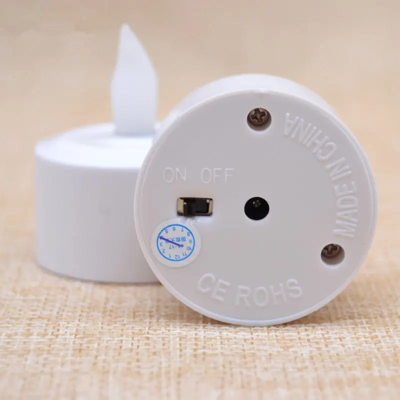 Набор из 12 перезаряжаемых светодиодных свечей - Фотография_4