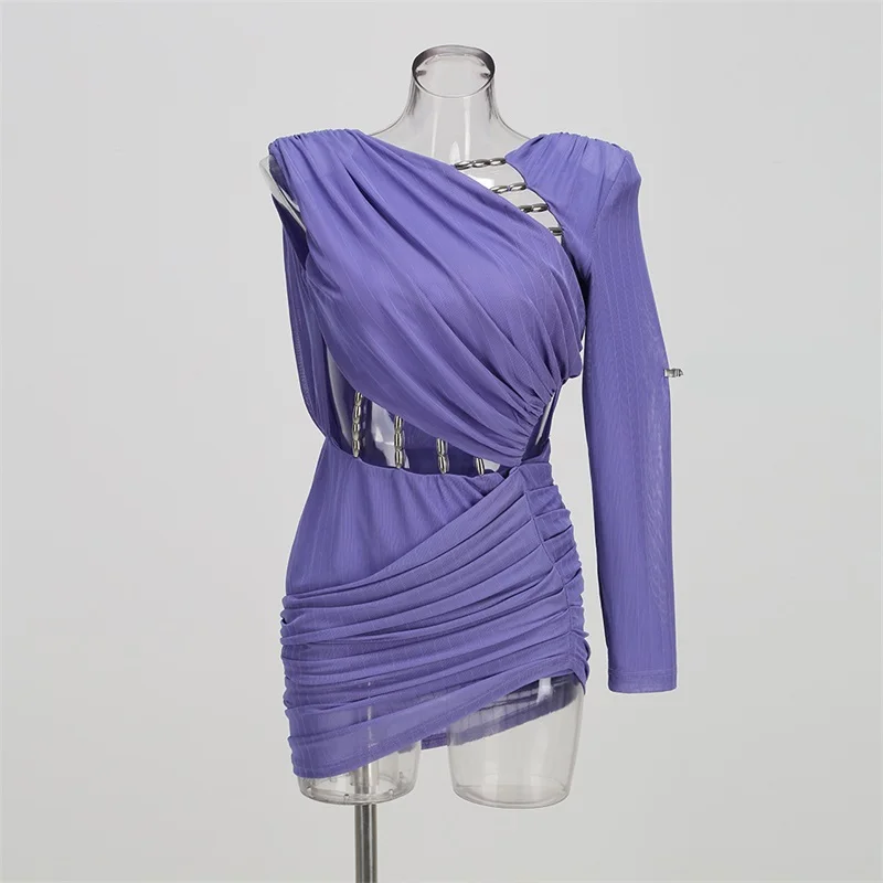 Фиолетовое платье для выпускного вечера - Фотография_4