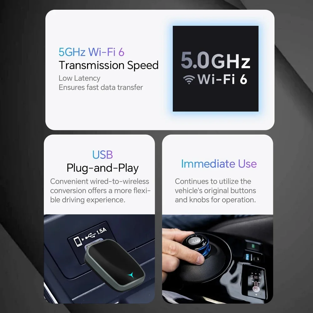 Новый 2 в 1 беспроводной carplay - Фотография_5