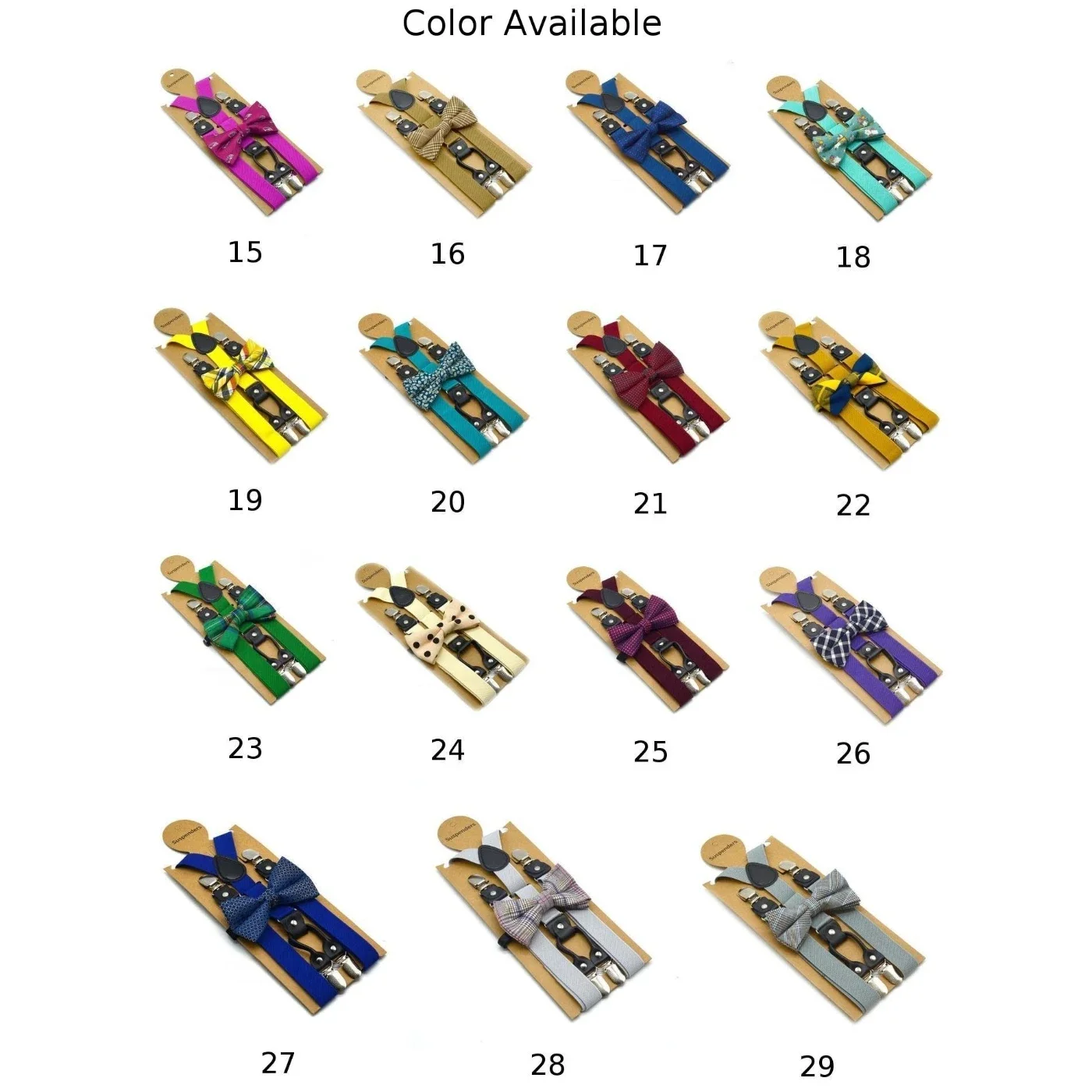 Подтяжки с бантом для мужчин и женщин - Фотография_5