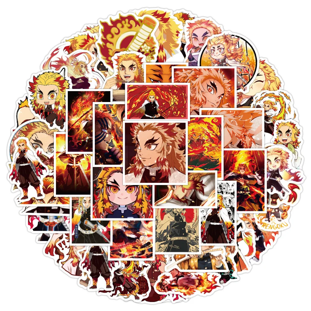Аниме-наклейки rengoku kyoujurou demon slayer