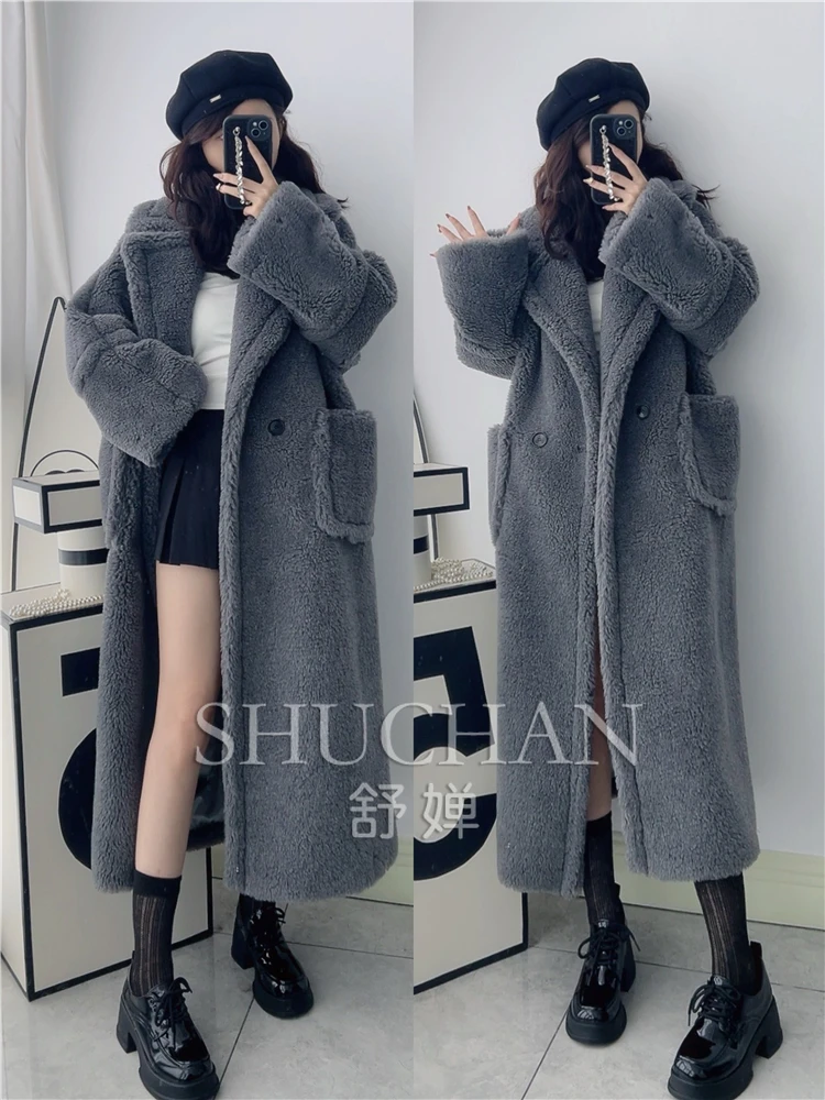 Teddy 71,9% шерстяное пальто женское - Фотография_5