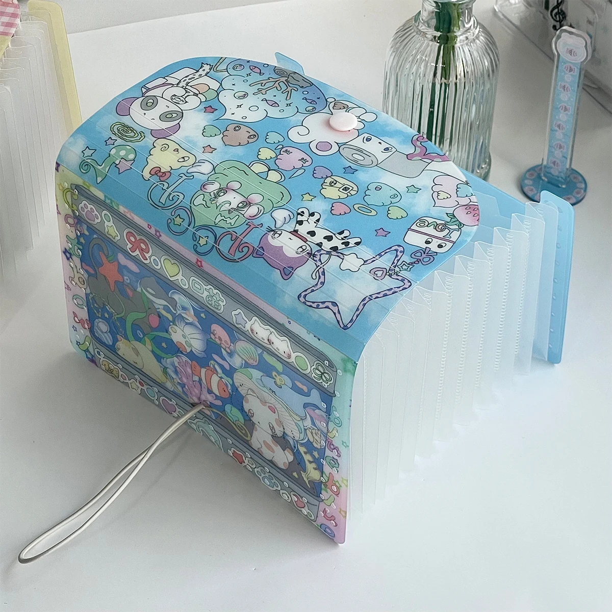 Wakawaka милая расширяющаяся папка для файлов с пряжкой - Фотография_6