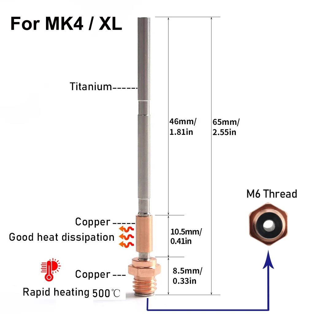 Для prusa i3 mk4 термисторный нагреватель - Фотография_5