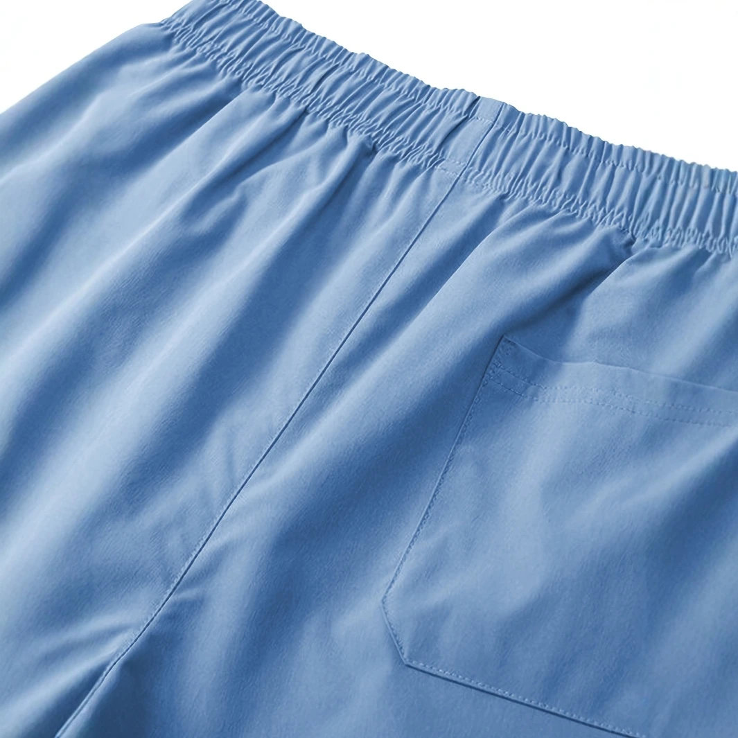 Мужские повседневные летние шорты с карманами — черные - Фотография_6