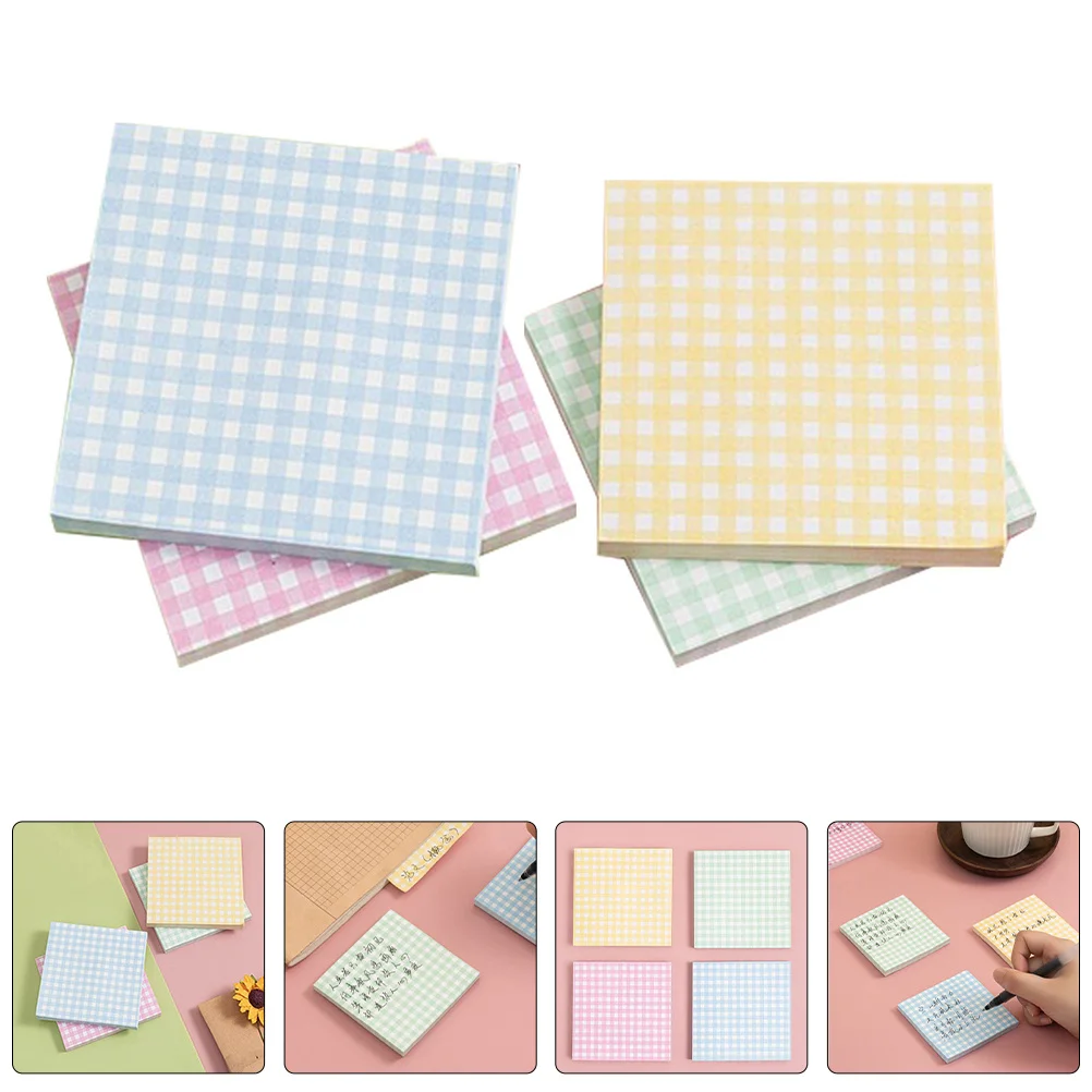 Милый блокнот с сетчатыми линиями
