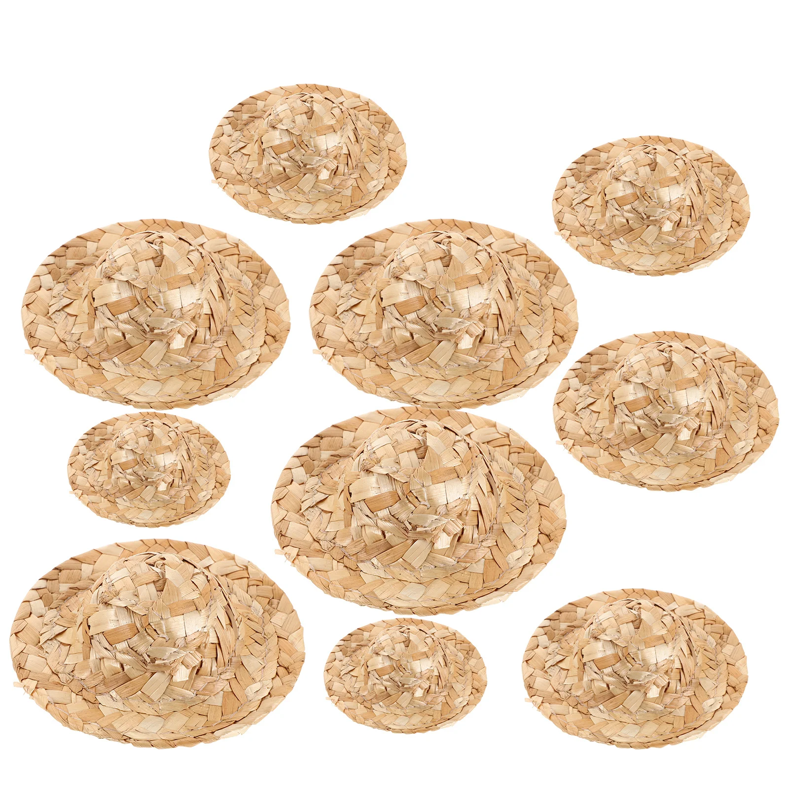 Миниатюрные соломенные шляпы для - Фотография_2