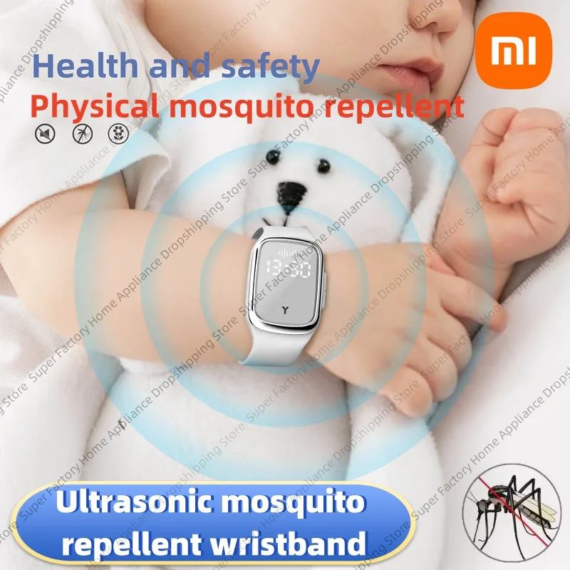 Xiaomi 3-х передаточный браслет против укусов комаров
