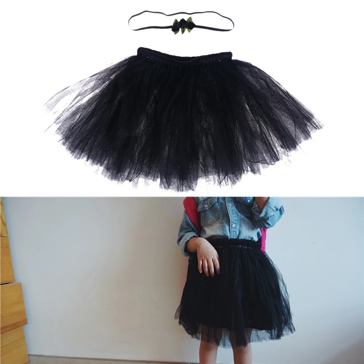 Цельный комплект юбки-пачки для