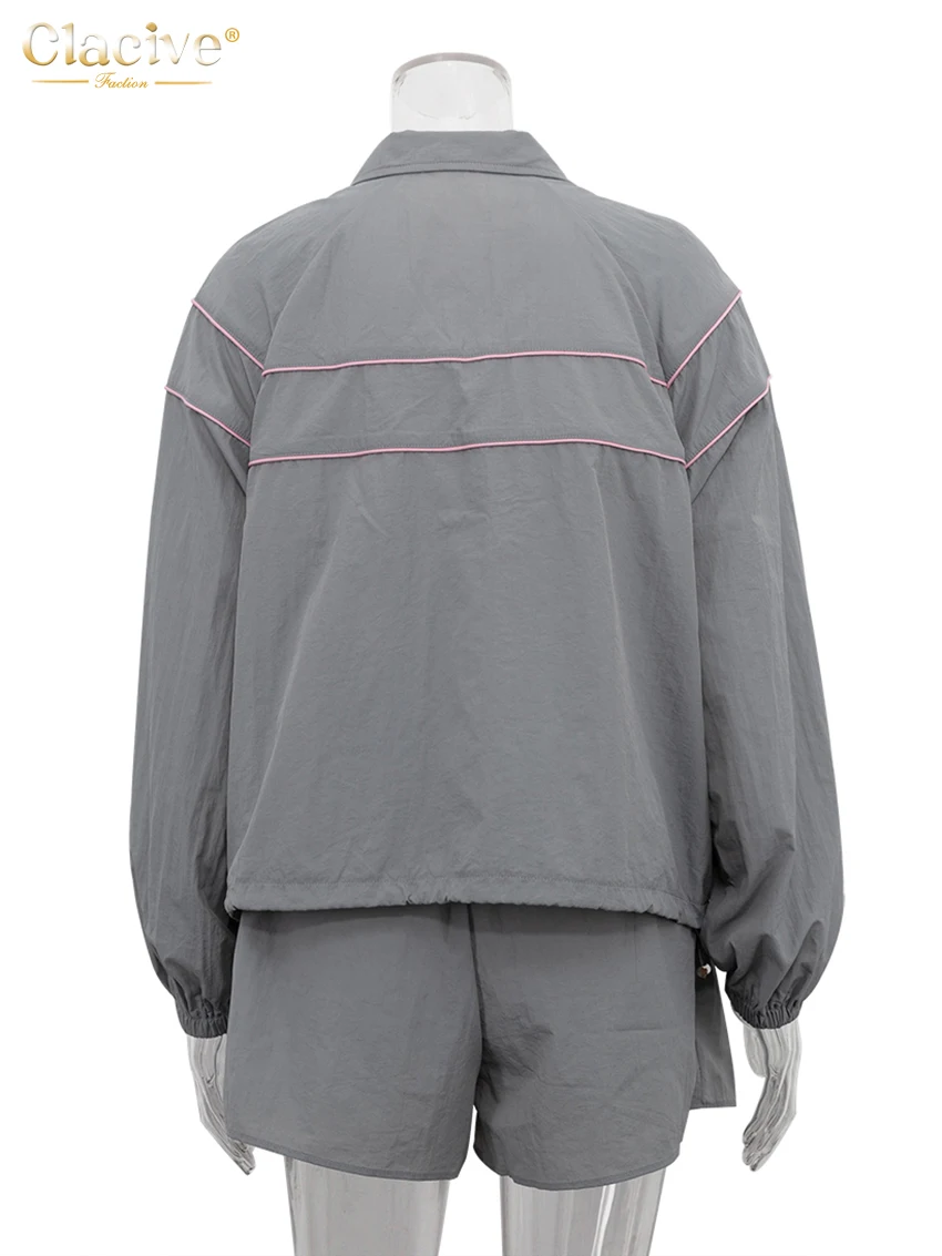 Clacive fashion свободные серые - Фотография_6