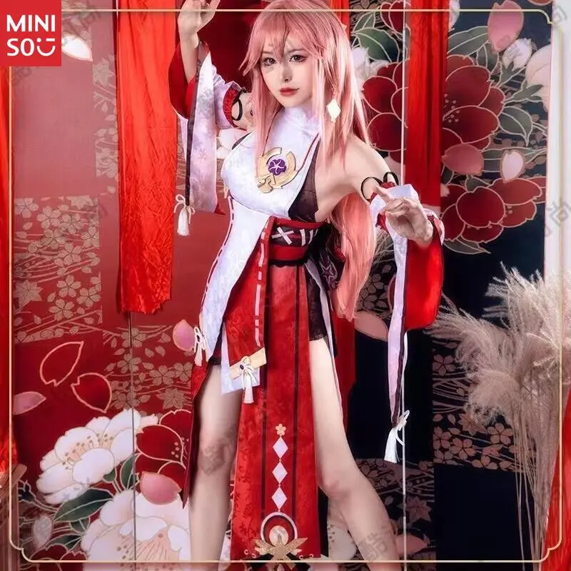 Genshin impact yae miko косплей - Фотография_4