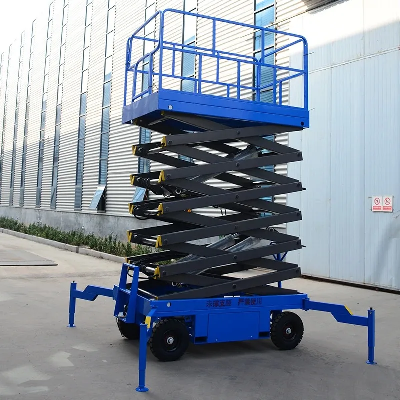 Заводские электрические леса с подъемной стрелой 6 м - Фотография_3