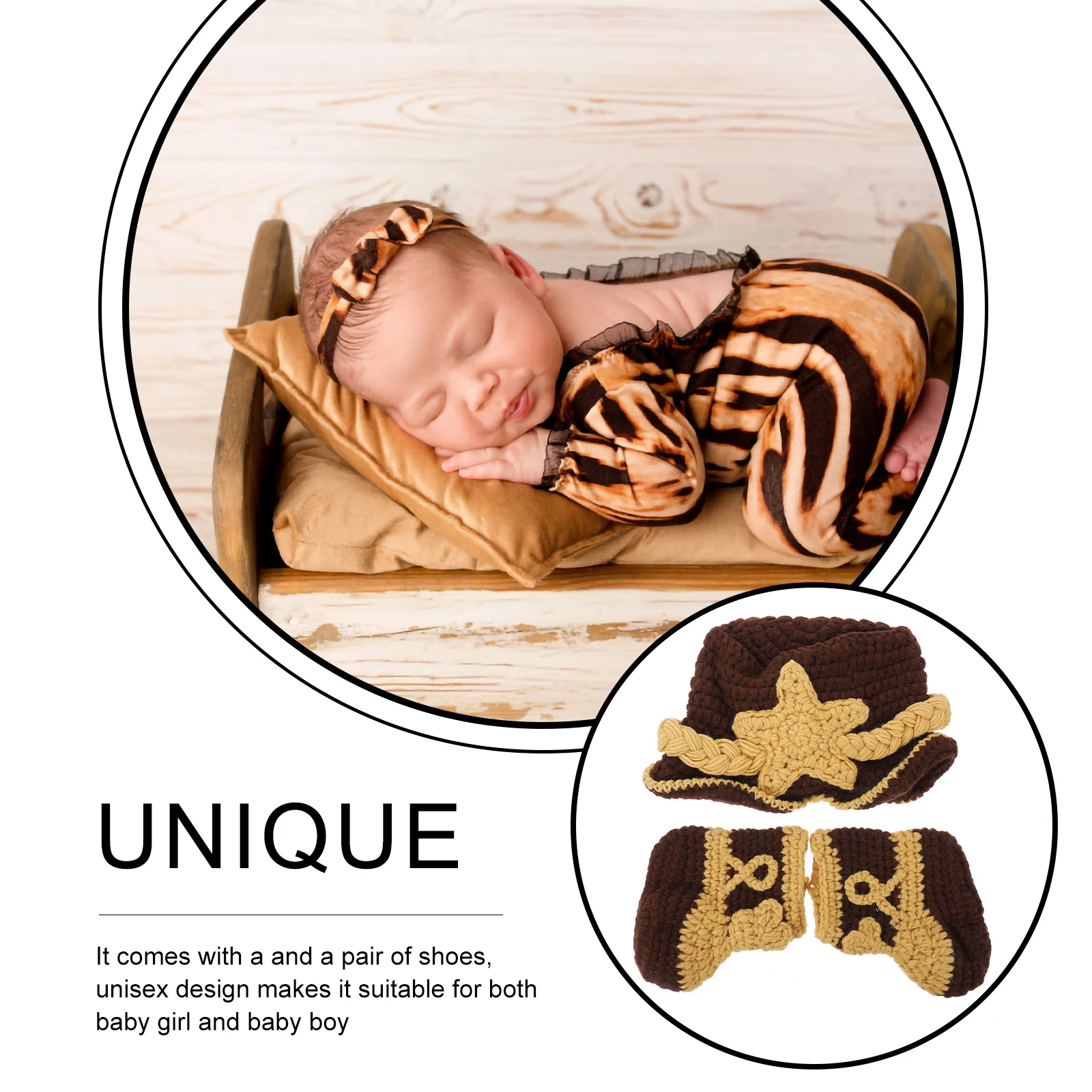 Комплект вязаных шапок из 2 предметов