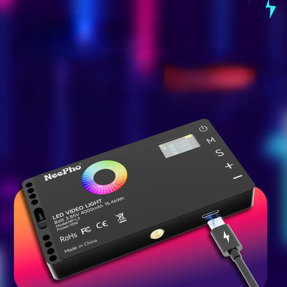 Neepho rgb phone light портативный - Фотография_3