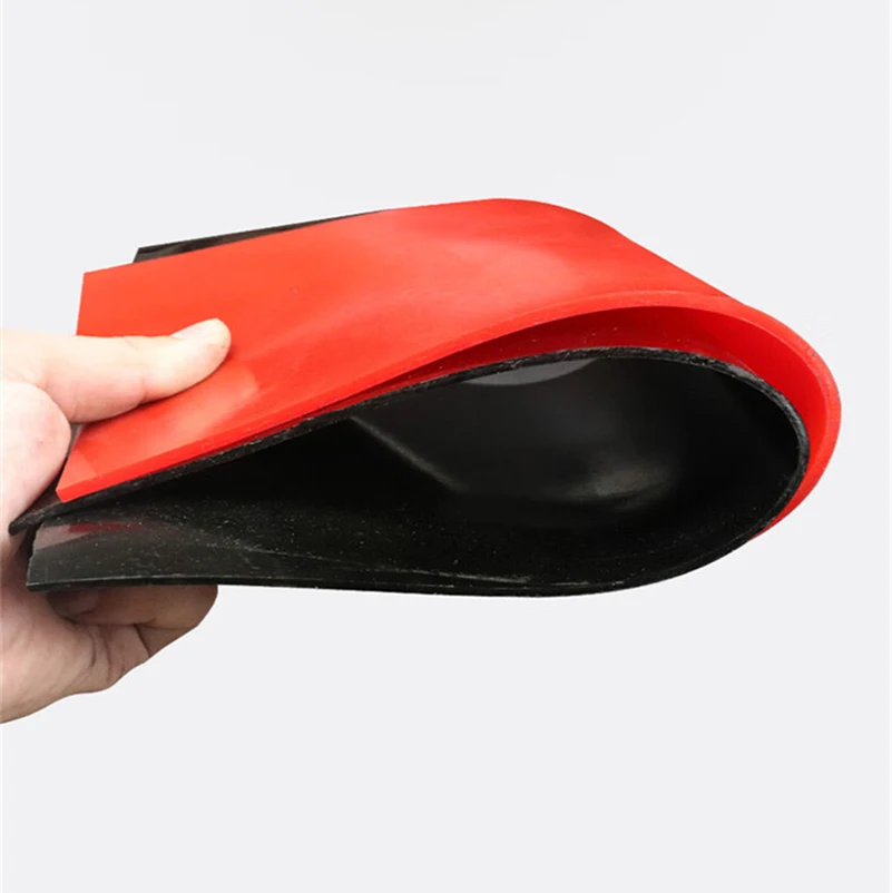 Черный эластичный резиновый лист из полиэстера - Фотография_3