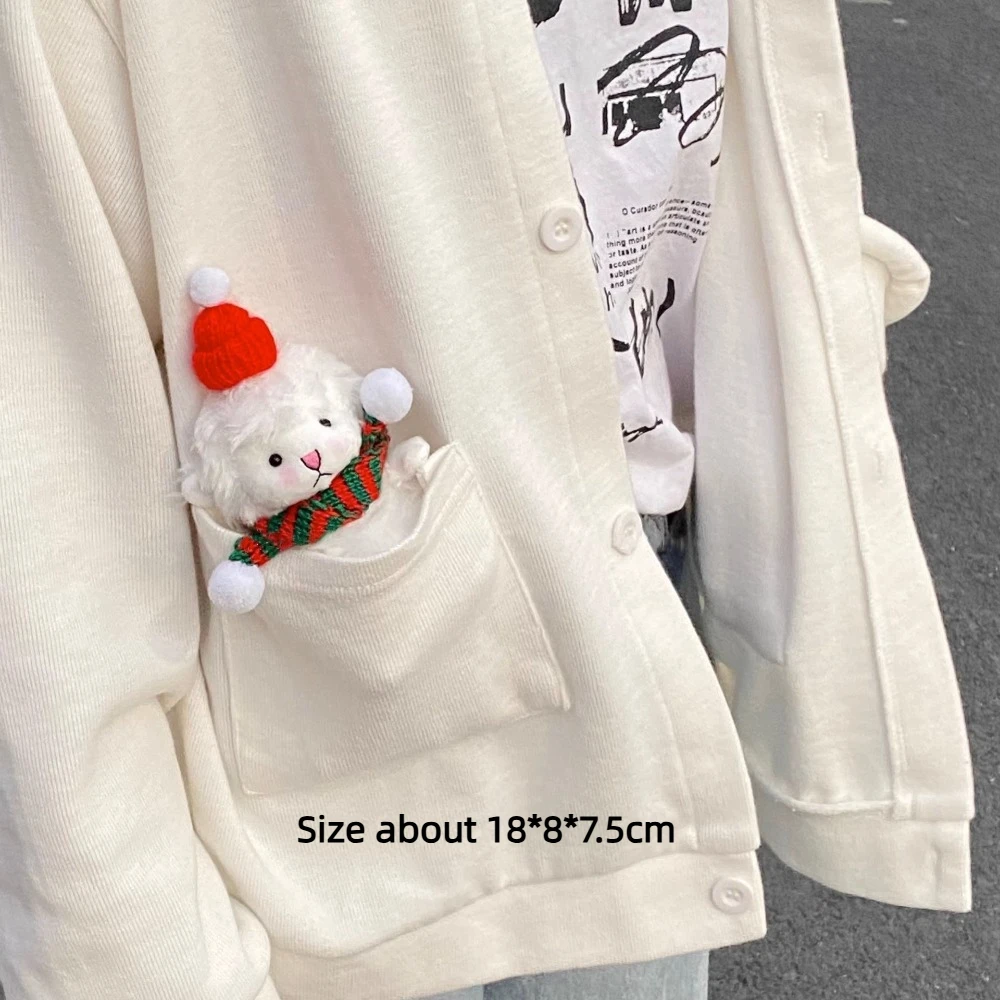 Милый мультяшный креативный брелок в виде овцы - Фотография_6