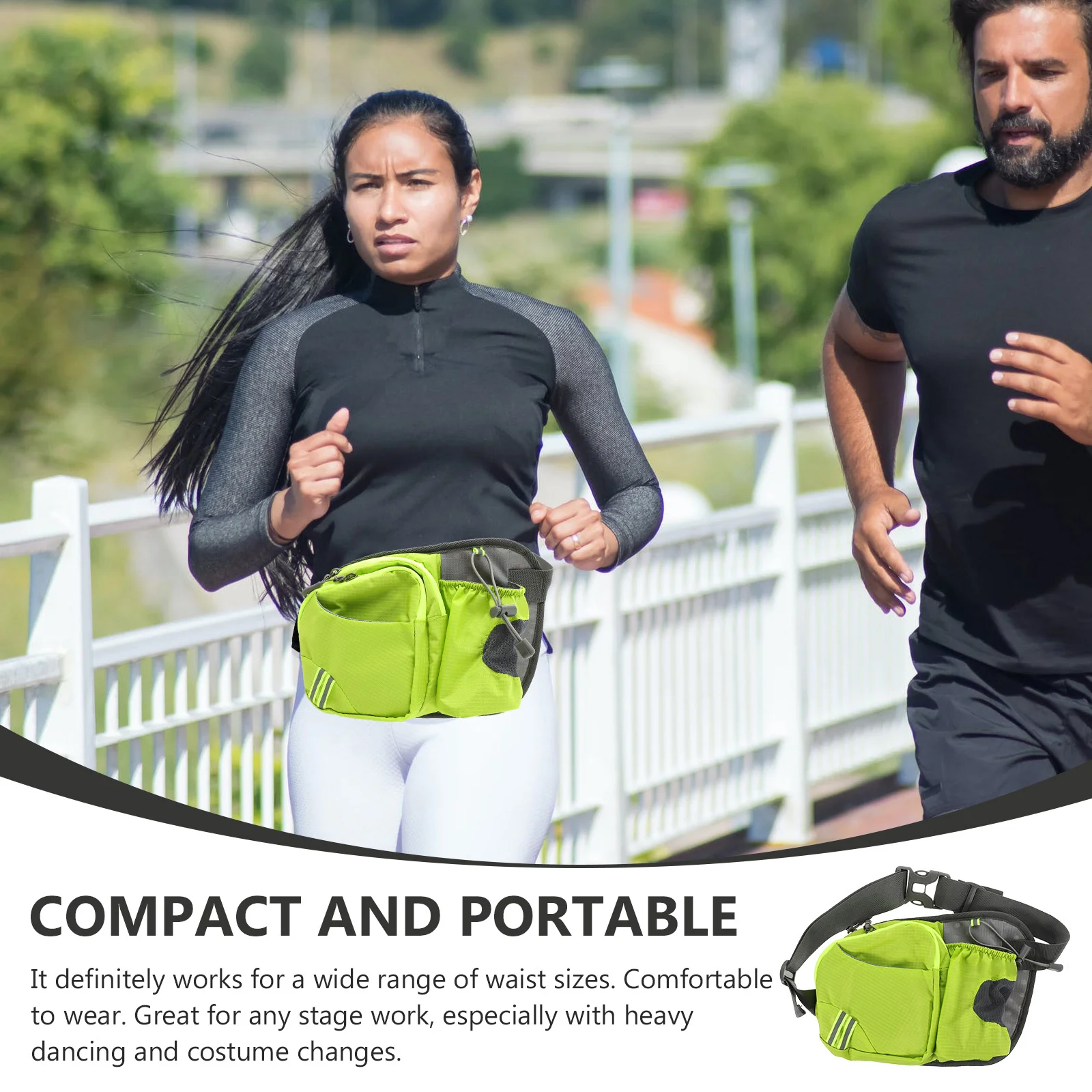 Поясная сумка для бега спортивная - Фотография_5