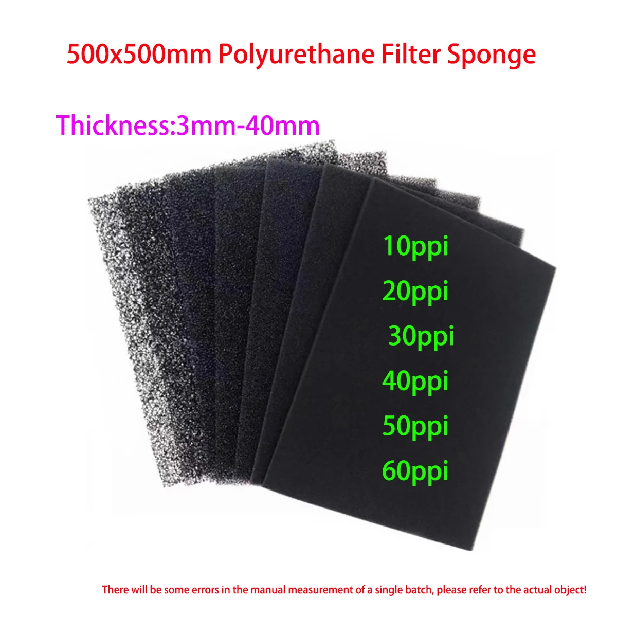 10ppi - 60ppi полиуретановая фильтрующая - Фотография_2