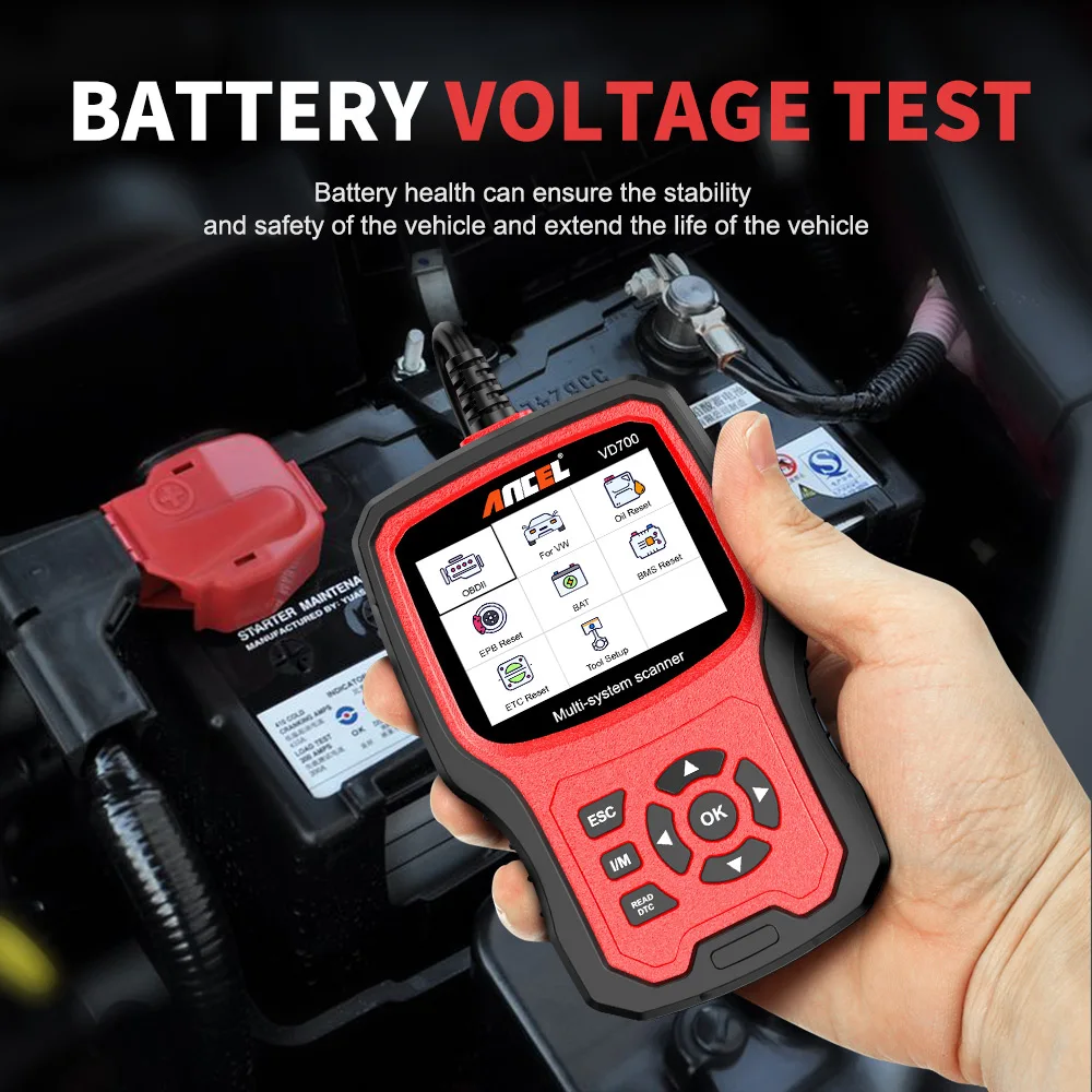 Автомобильный сканер ancel vd700 obd2 - Фотография_3