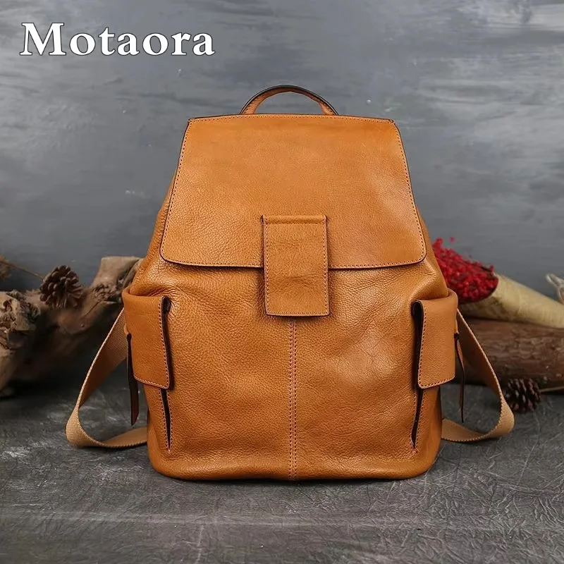 Рюкзак motaora женский из натуральной воловьей кожи