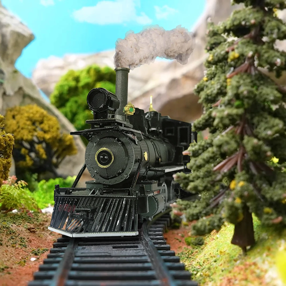 Piececool металлический пазл 3d локомотив могул - Фотография_6
