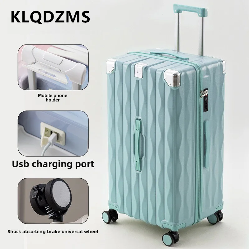 Klqdzms чемодан на колесах 24 "26" - Фотография_3