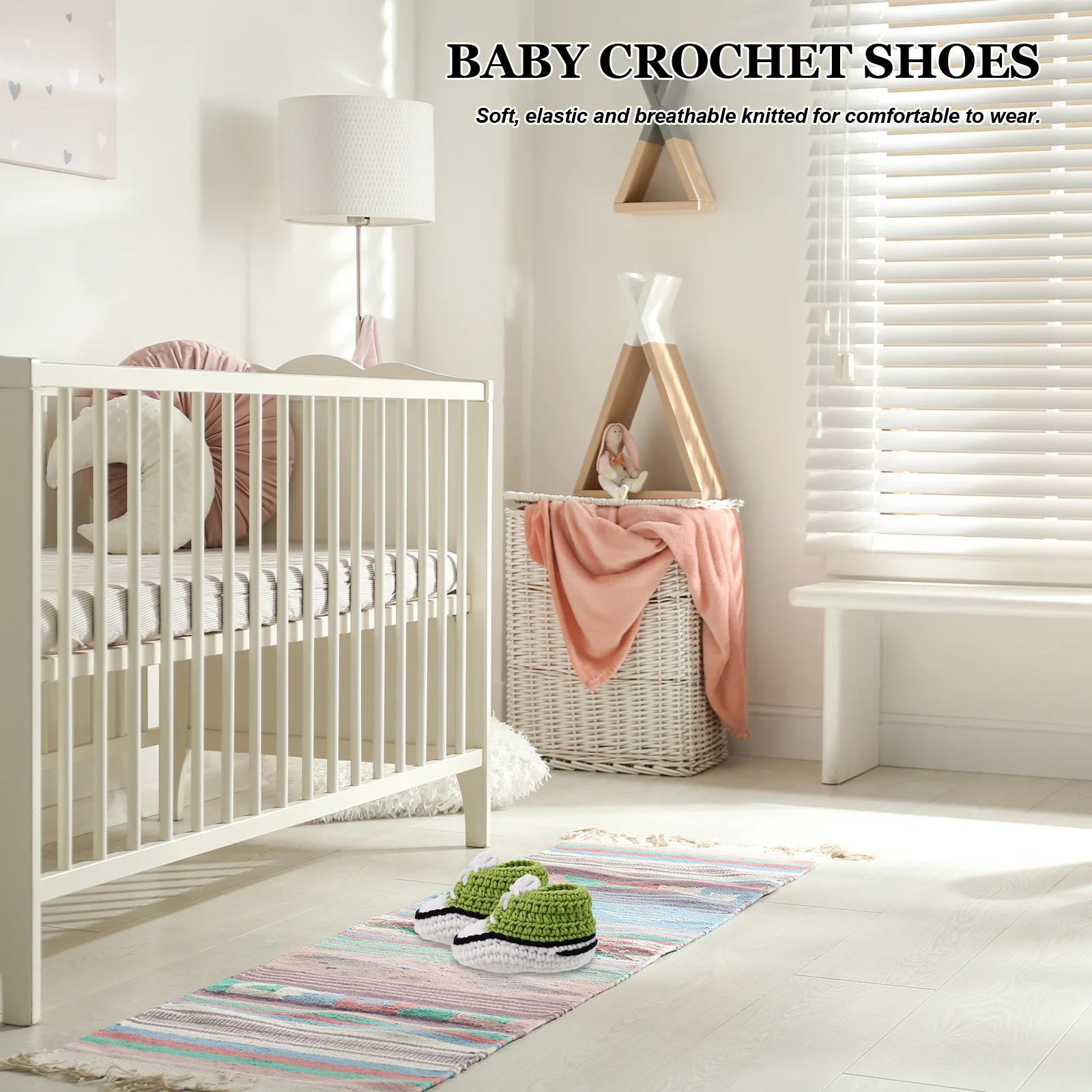 Детские вязаные крючком туфли ручной работы - Фотография_4