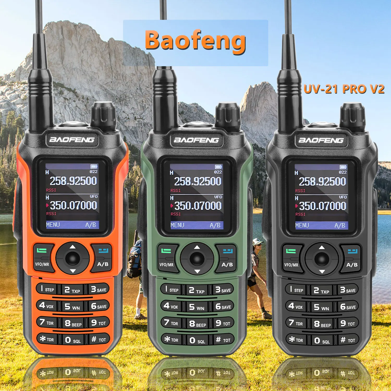 Baofeng uv-21 pro v2 рация многодиапазонная