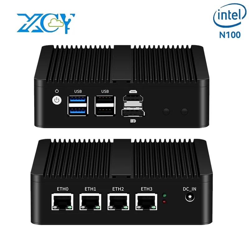 Промышленный мини-пк inter n100 barebone kit ddr4 ram m