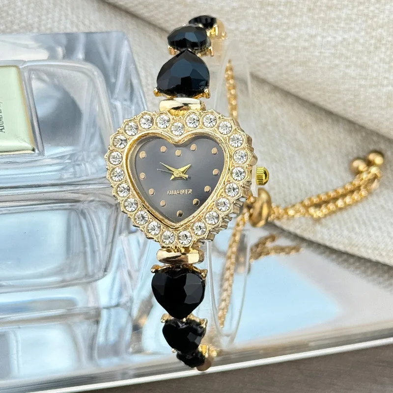 Новые модные женские часы с цветком