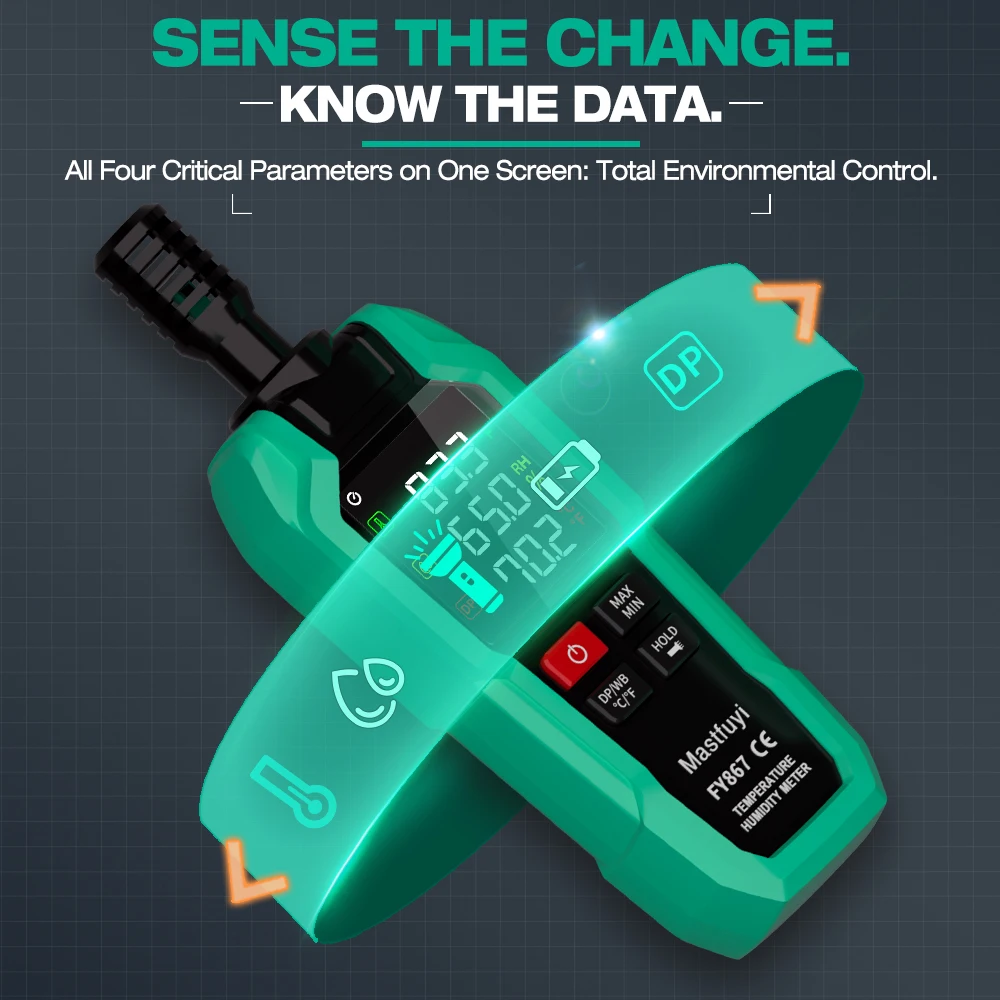 Измеритель температуры и влажности mastfuyi - Фотография_3