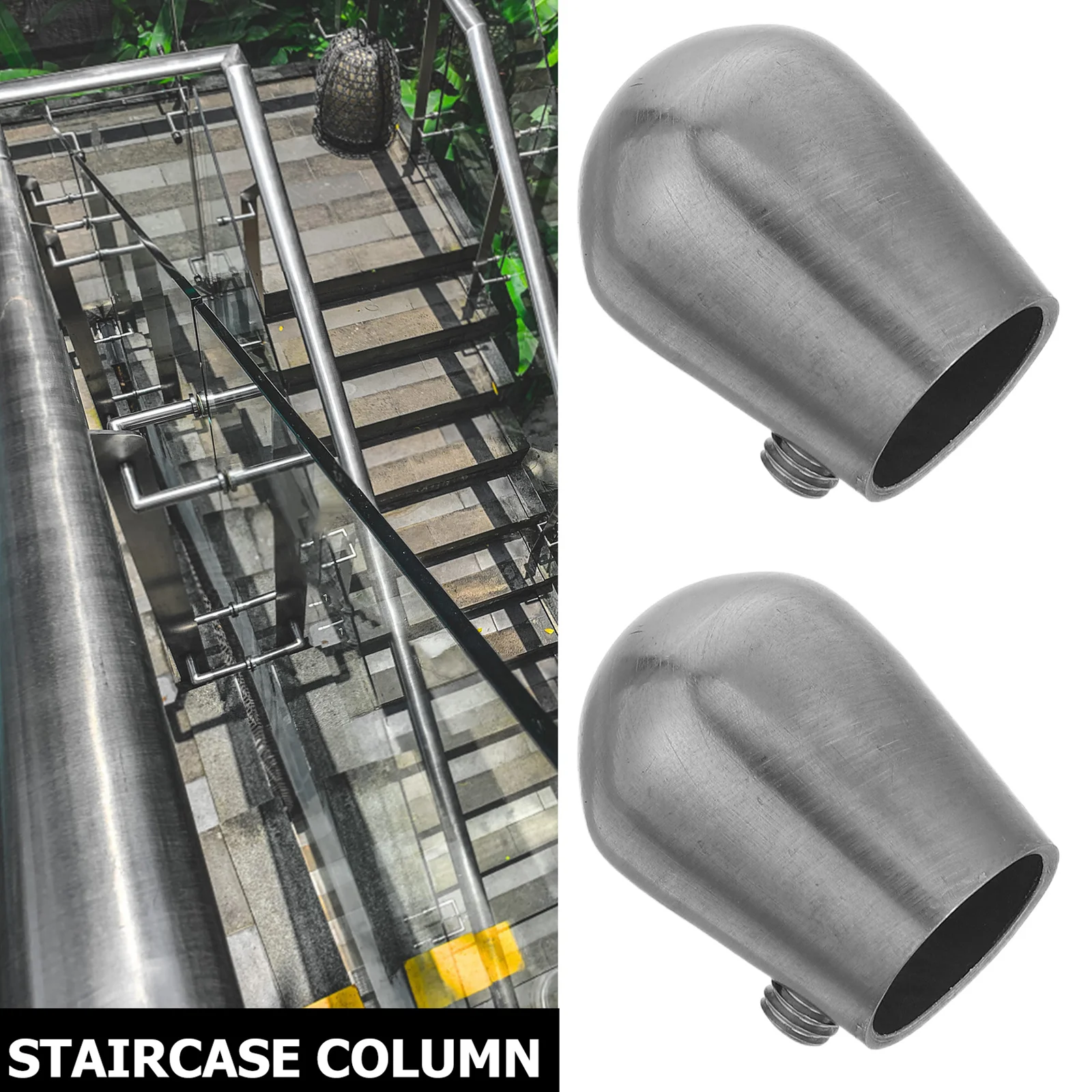 Торцевые заглушки для перил из нержавеющей стали - Фотография_4