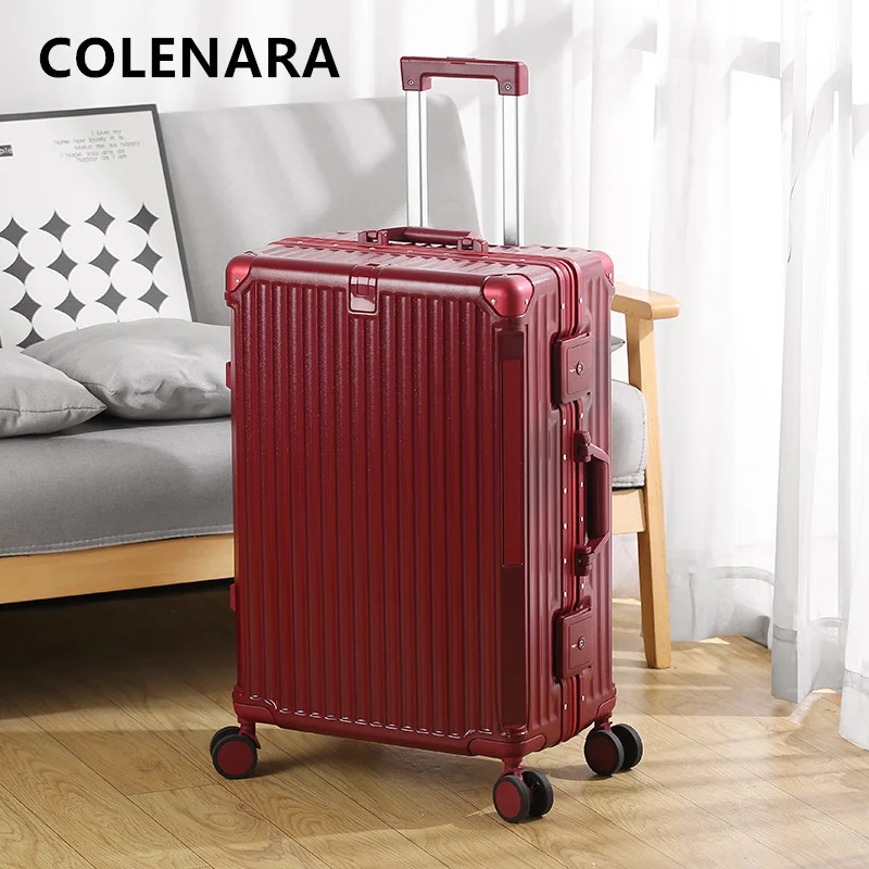 Colenara 20 "24" 26 дюймов чемодан для пк с алюминиевой рамой - Фотография_5