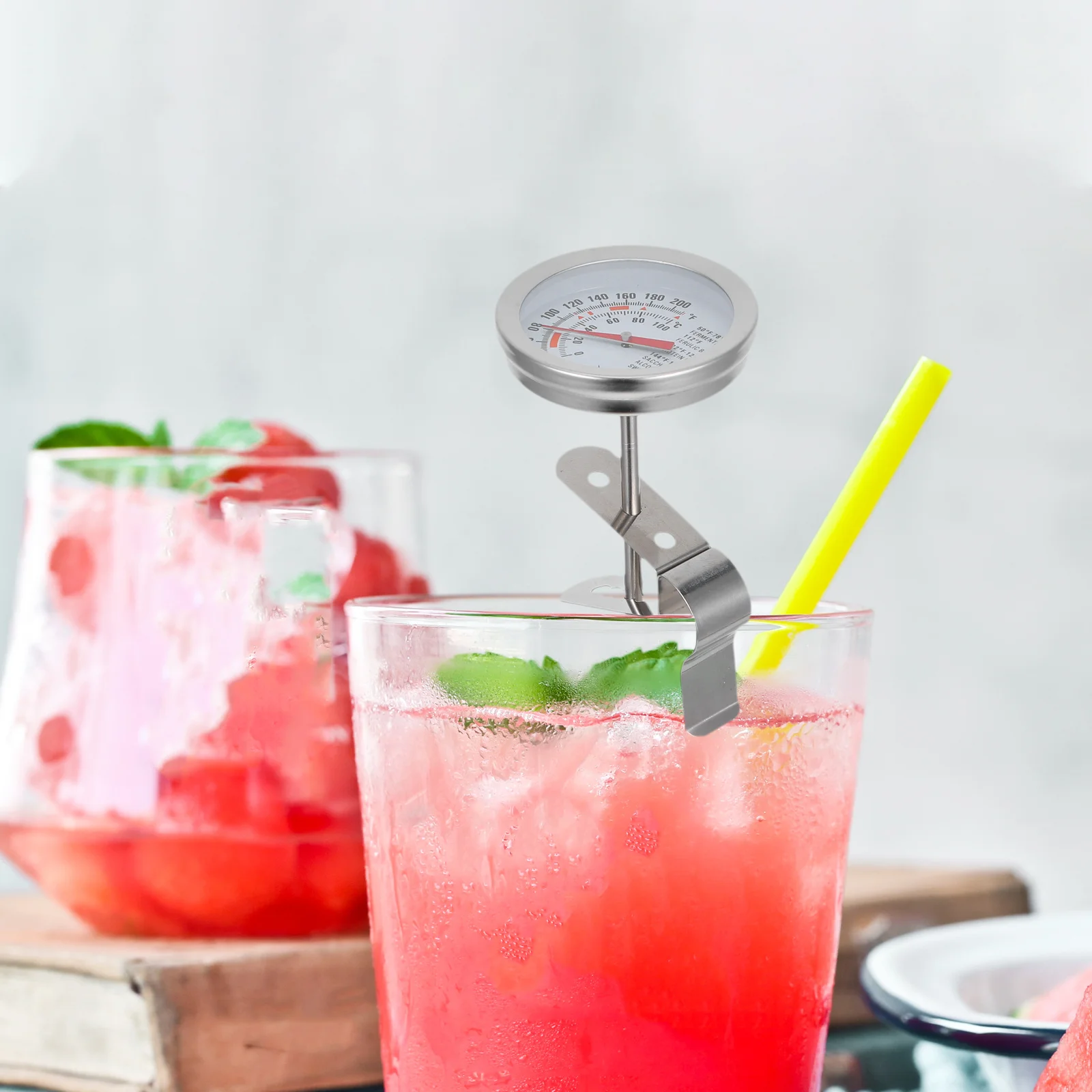 Съемный термометр из нержавеющей стали для чая с молоком - Фотография_6