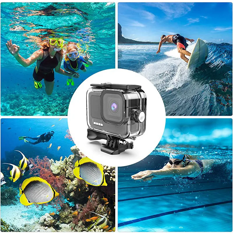 Водонепроницаемый чехол 60 м для gopro hero 13 12 11 10 9 - Фотография_5