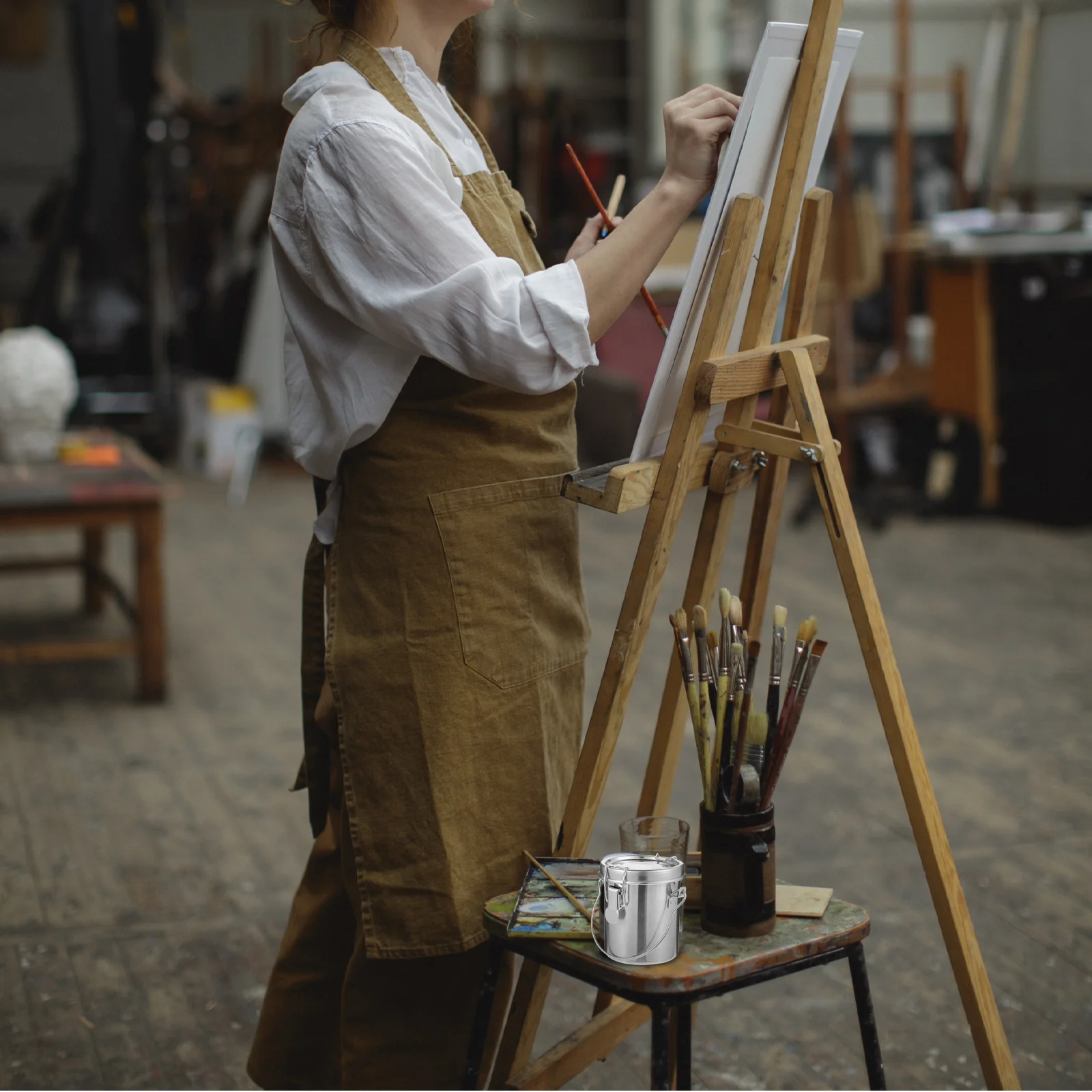 Масляная банка для рисования - Фотография_3