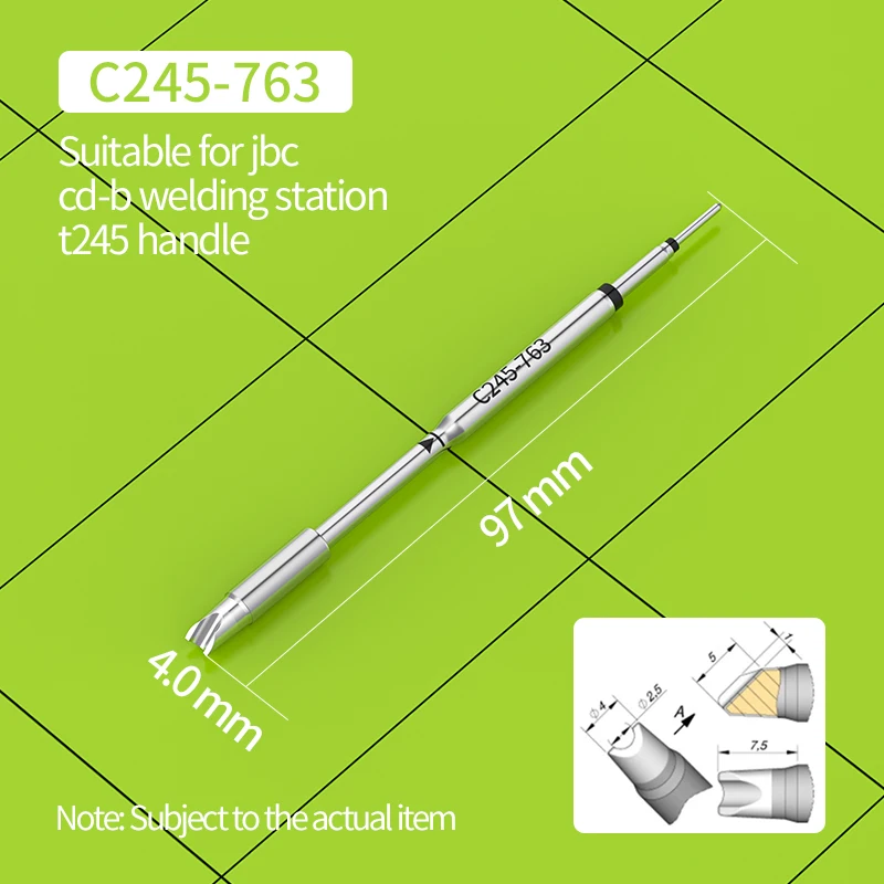 Набор паяльных жал c245 c245-405/793/965/651/654/667/751/754/731/763 - Фотография_6