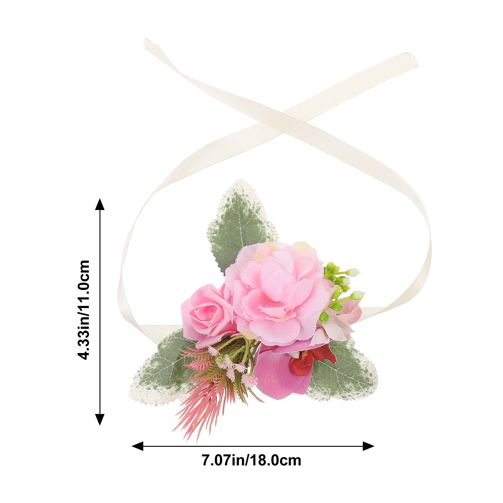 Свадебный браслет-корсаж на запястье - Фотография_6