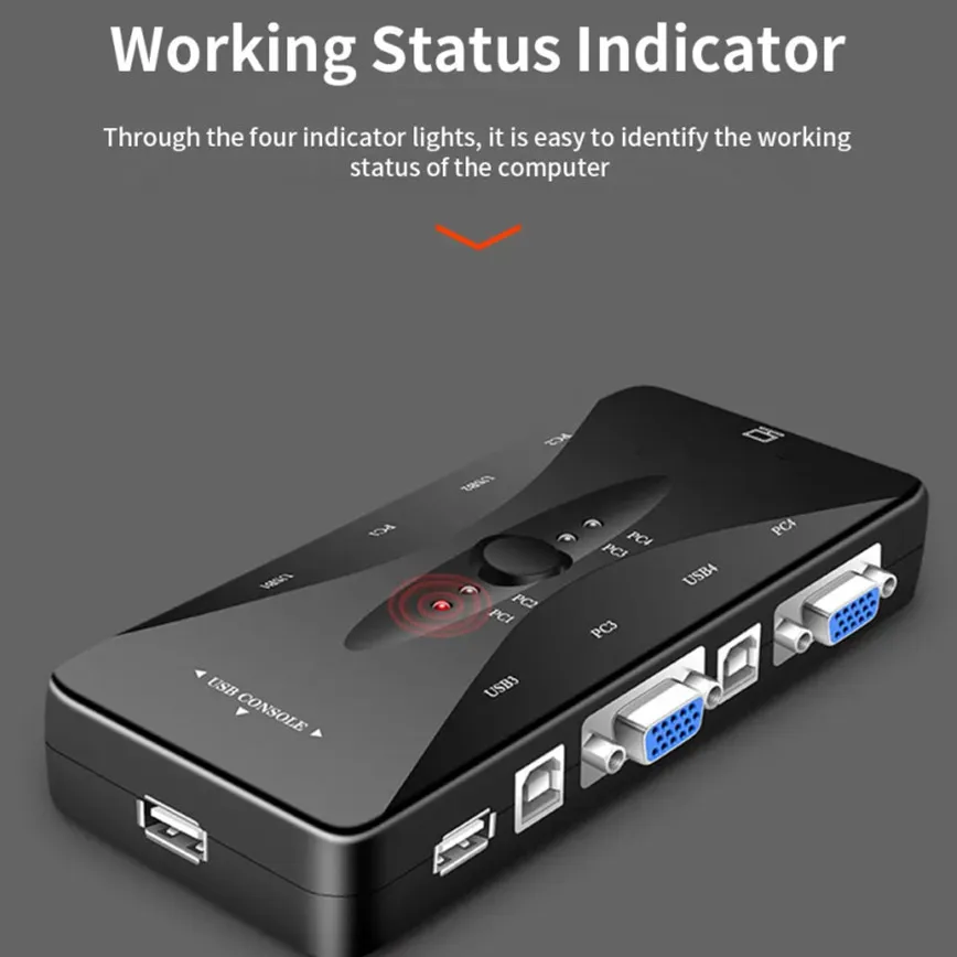 Коммутатор vga 1080p usb 2 - Фотография_5