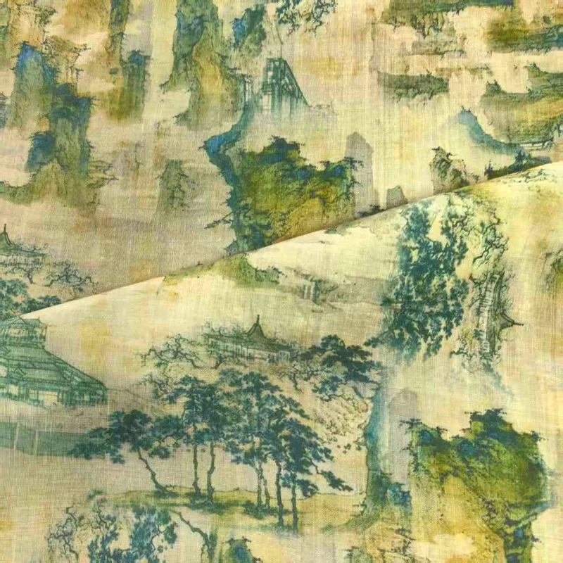 Высококачественная 100% чистая ткань рами из риса - Фотография_5