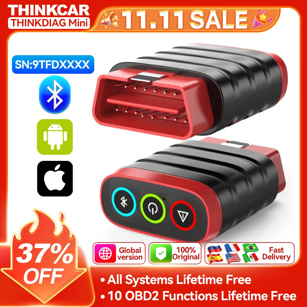 Thinkcar thinkdiag mini obd2 диагностический