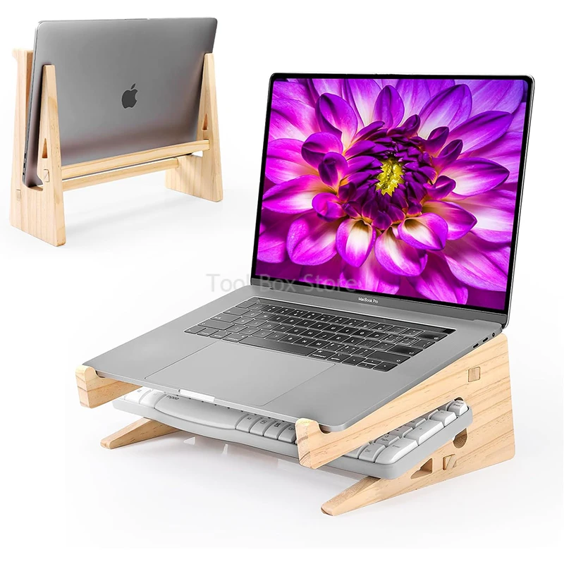 Деревянная подставка для ноутбука macbook pro